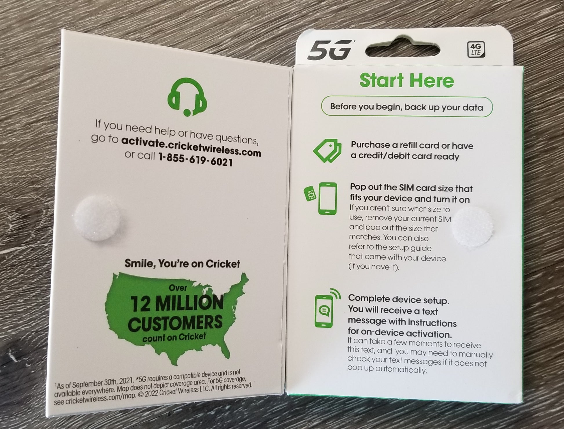 CRICKET Bring Your Own Device 3in1 SIM Card Activation Kit