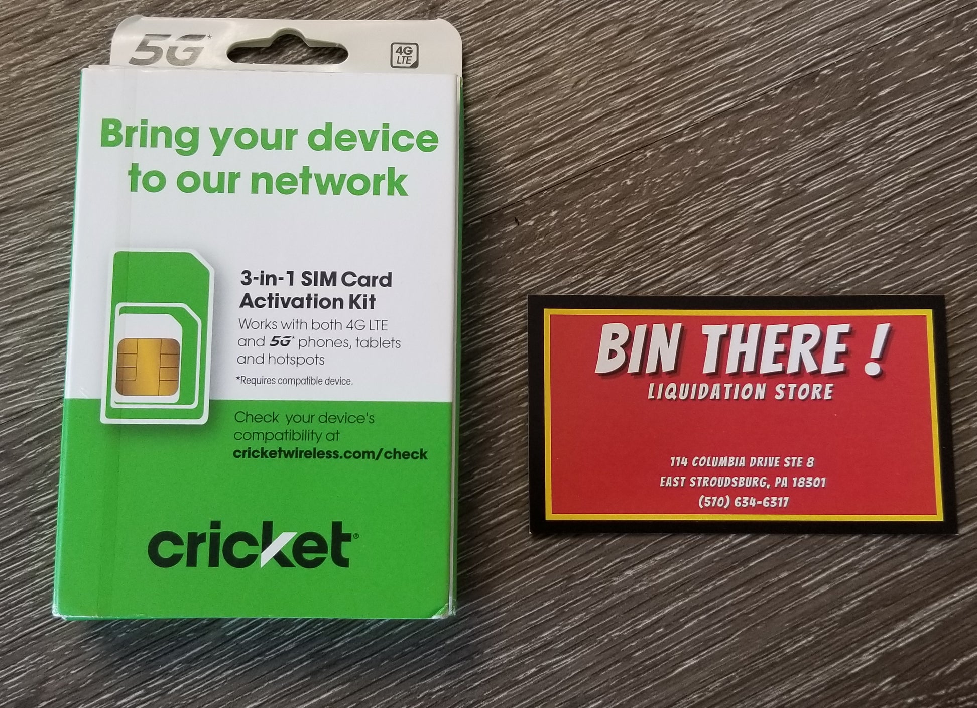 CRICKET Bring Your Own Device 3in1 SIM Card Activation Kit