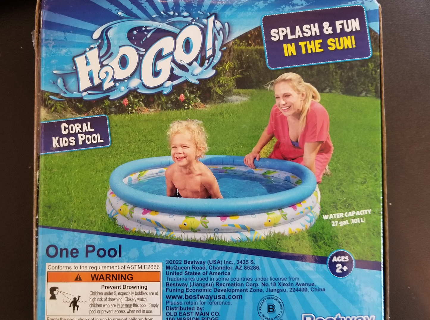 Bestway H2O Go Coral Kids Pool - Ages 2+