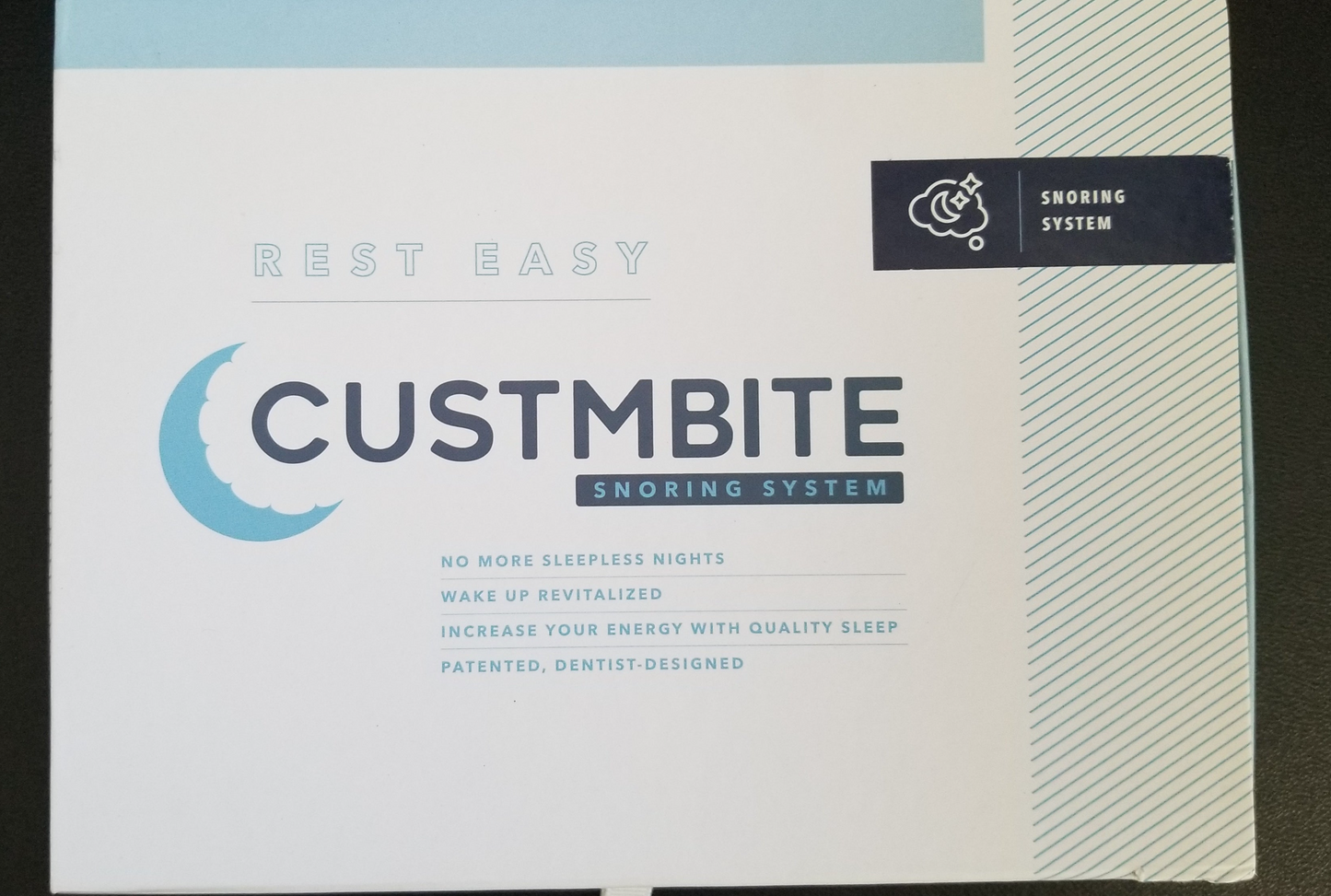 Rest Easy CUSTMBITE Snoring System