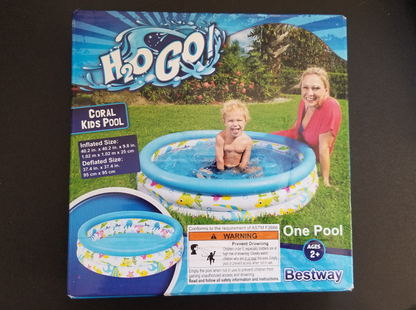 Bestway H2O Go Coral Kids Pool - Ages 2+