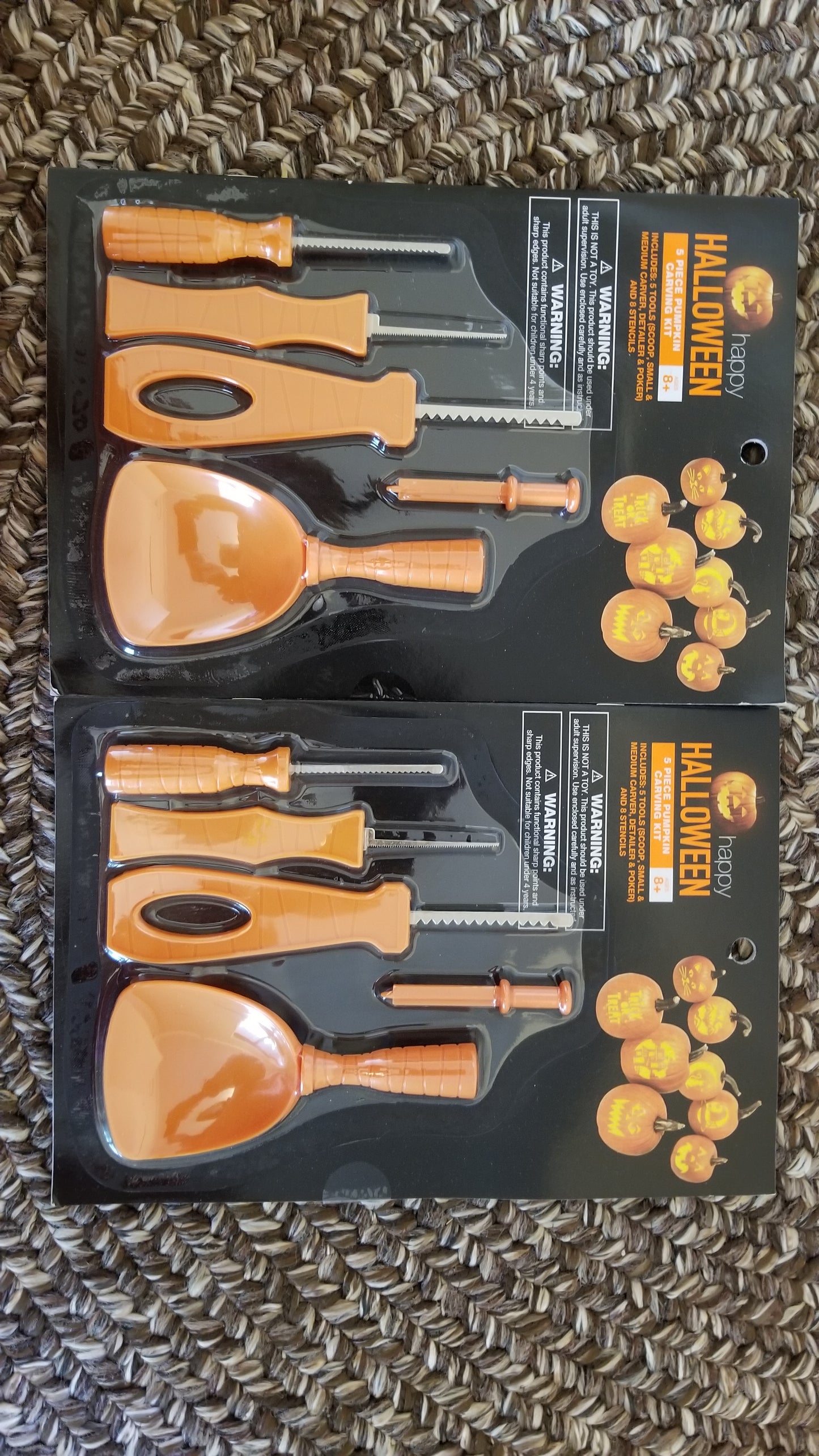 2 Pumpkin Carving Kits