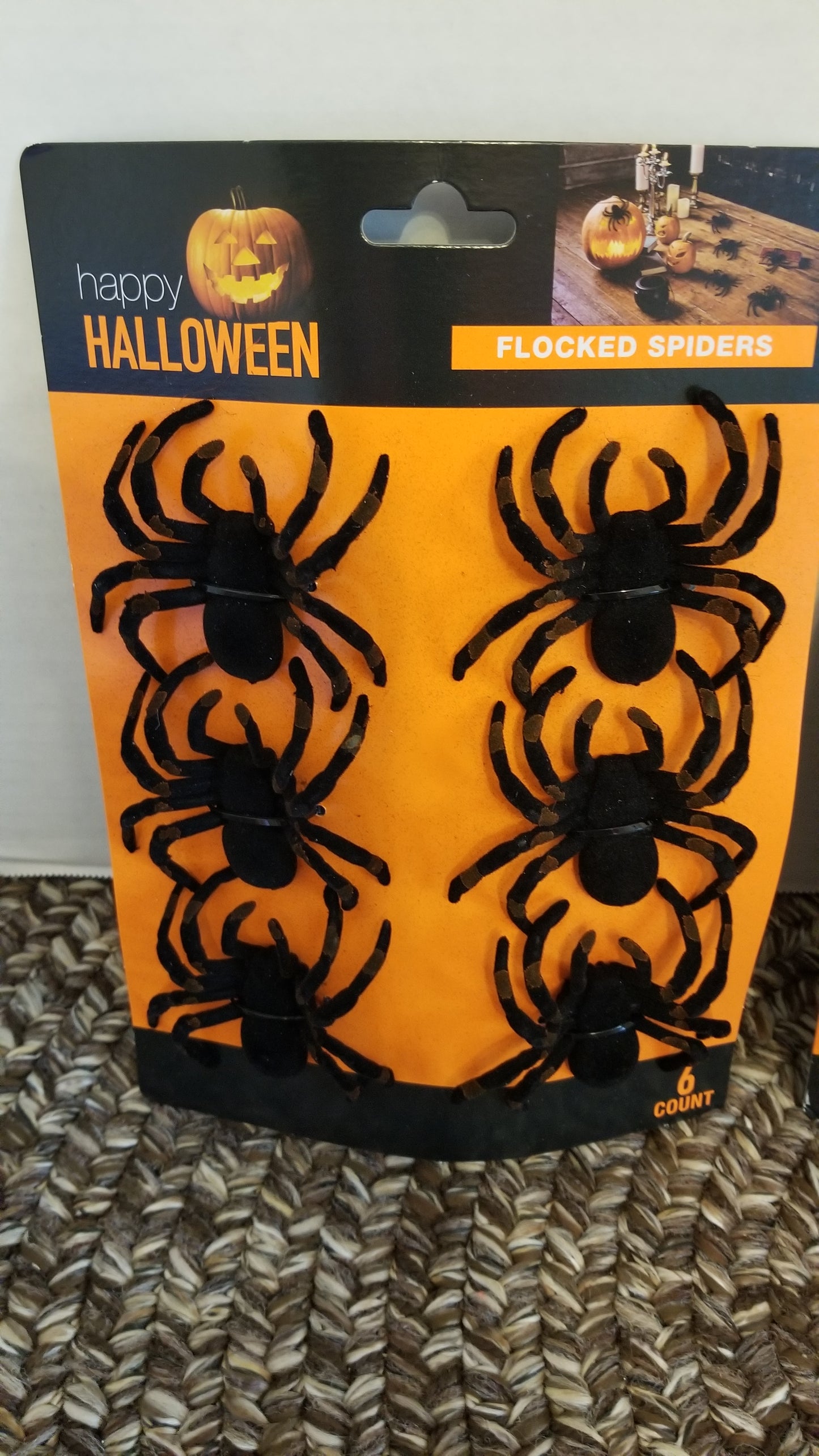 2 Packs Halloween Spiders (6 per pack)