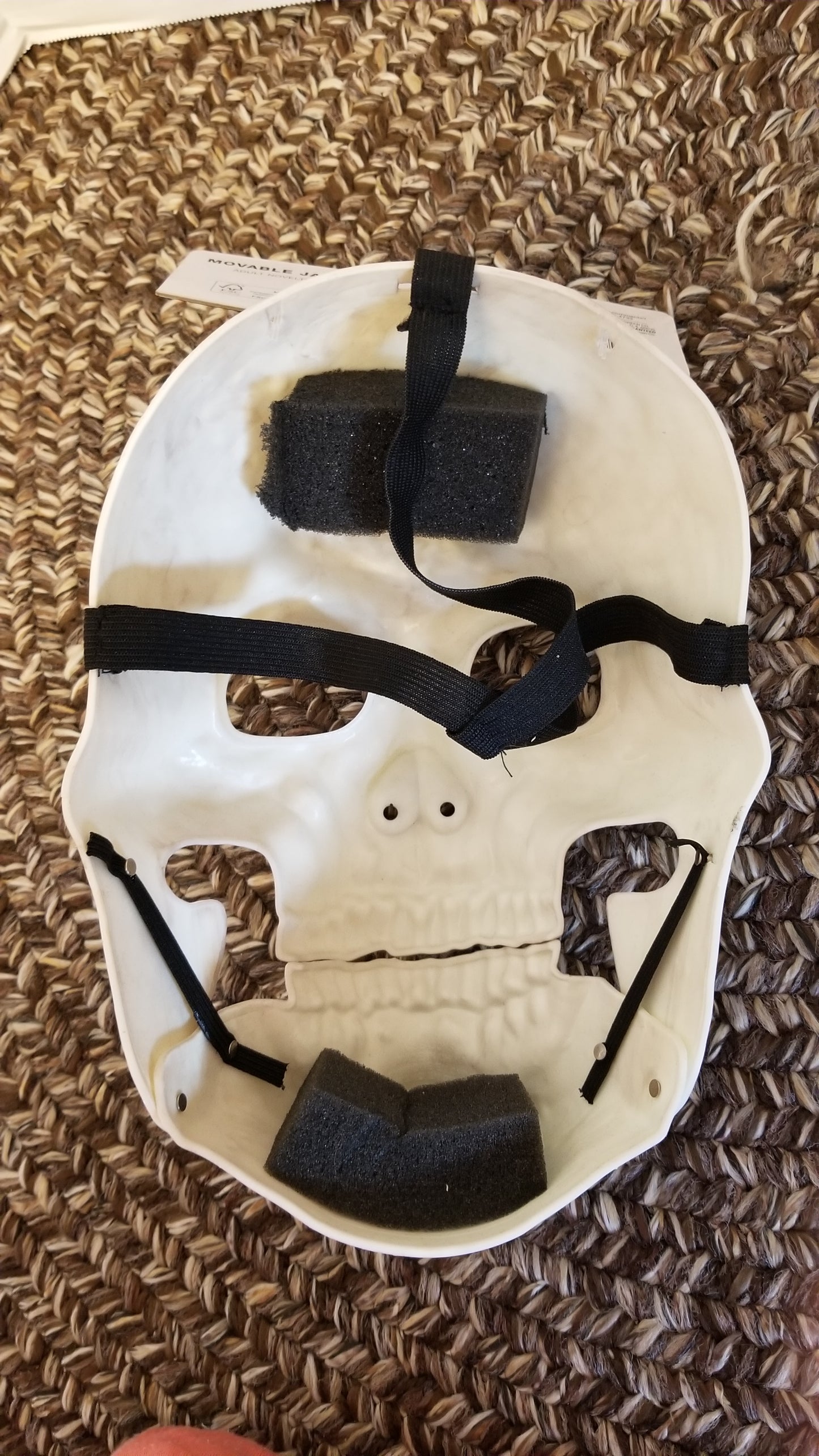 Skeleton Mask with Movable Jaw