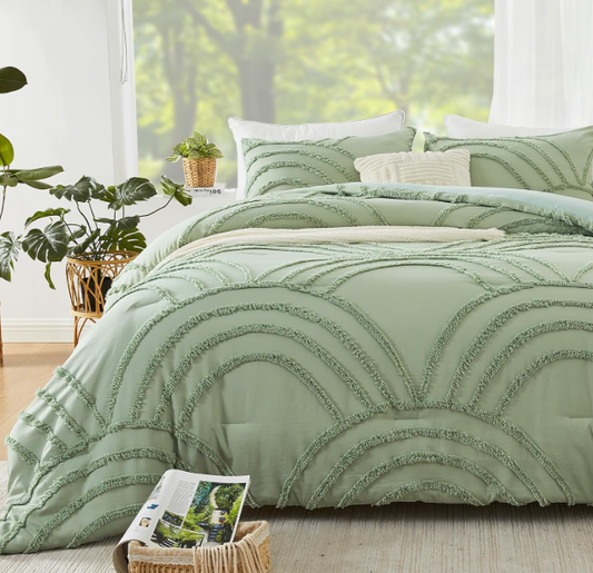 Sage green comforter