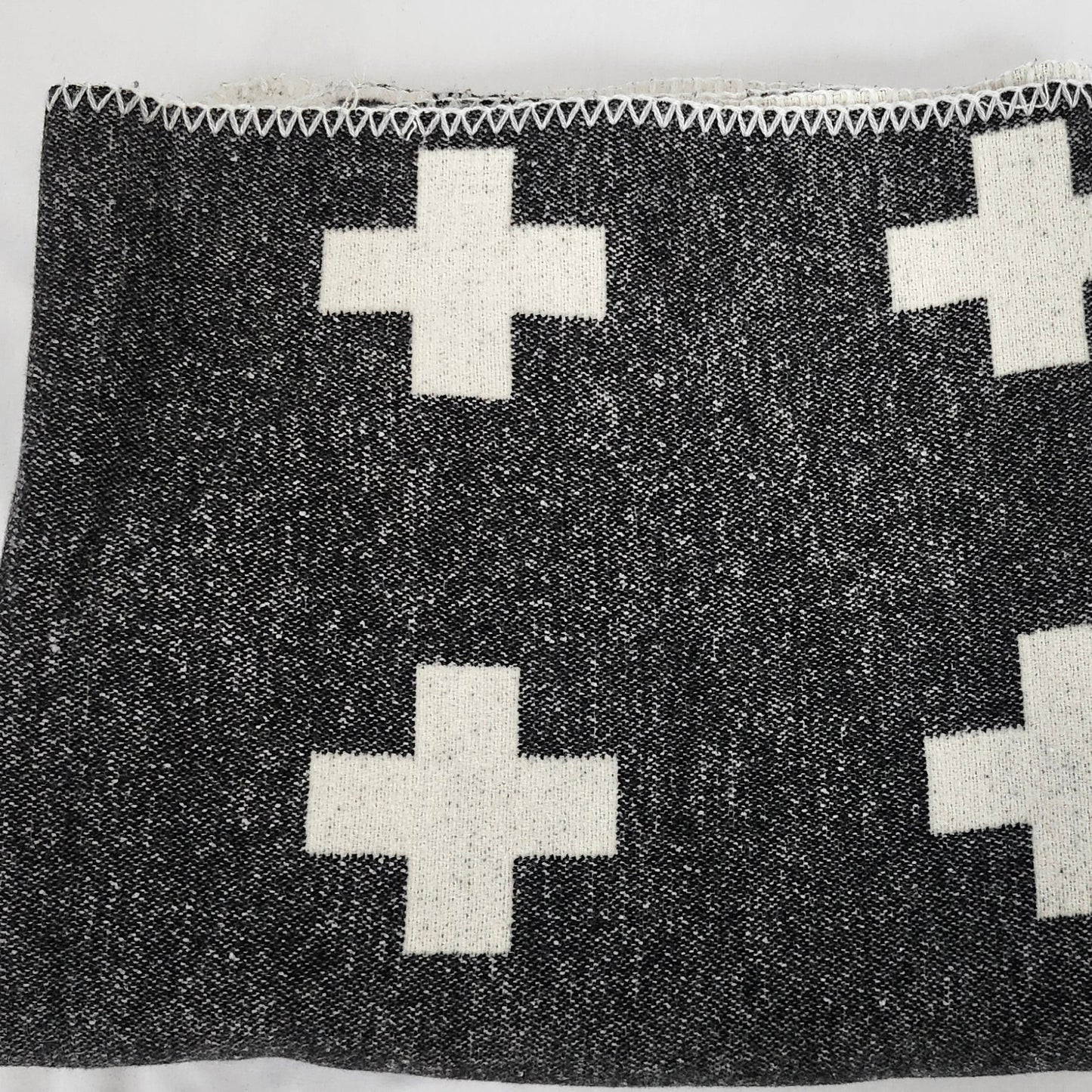 50x60 Reversible Plus Sign Throw Blanket