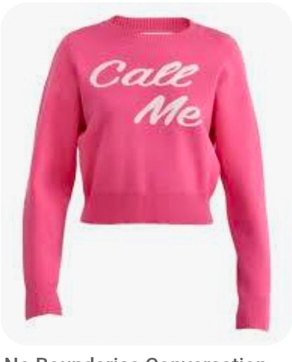 Ladies No Boundaries Conversation Sweater