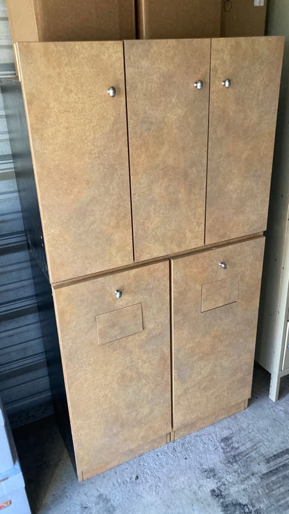 Storage Locker and Trash Cabinet